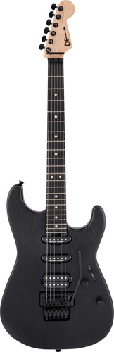 Guitarra Electrica Charvel Promod Style 1 Hss Fr E Sassafras Color Negro Material Del Diapasón Ébano Orientación De La Mano Diestro