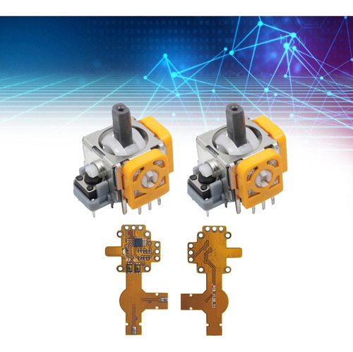 Joystick Analógico 3d De 2 Unidades+placa De Calibración Par