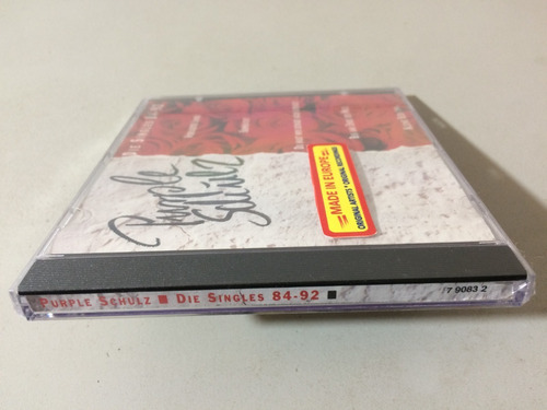 Purple Schulz - Die Singles 84-92 Cd (raro) Lacrado Importad