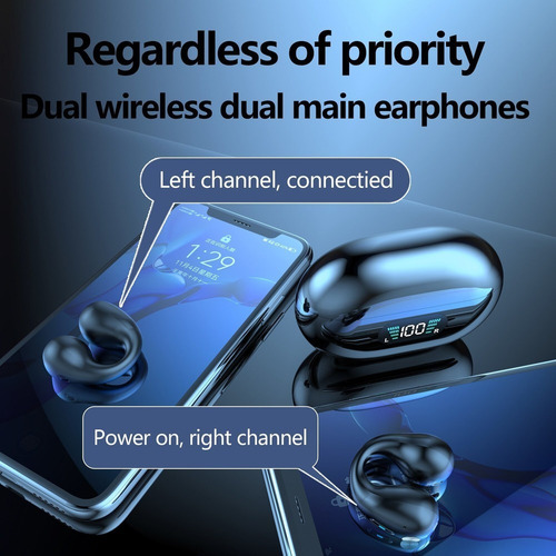 Fones De Ouvido Esportivos Sem Fio Q80 Gancho De Ouvido