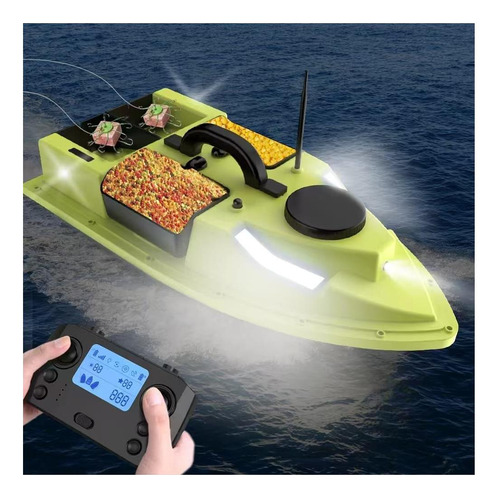 Barco De Cebo De Hawjreng Gps Rc Para Pesca Rango De 500 M,