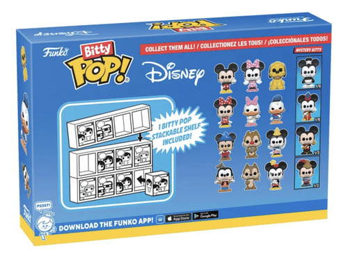 Funko Bitty Pop Disney Goofy (pateta) 4 Pack