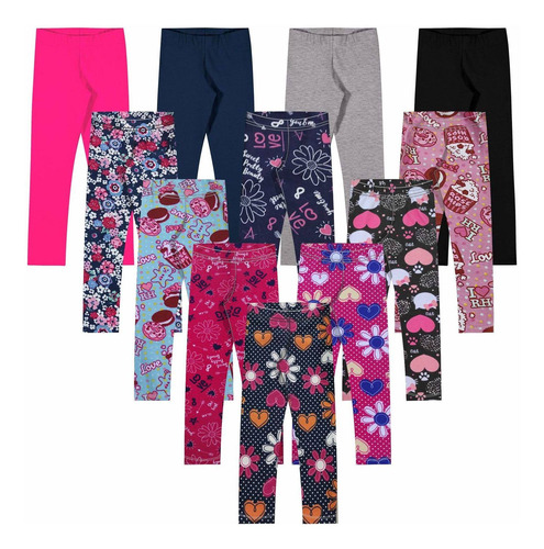 legging infantil tamanho 8