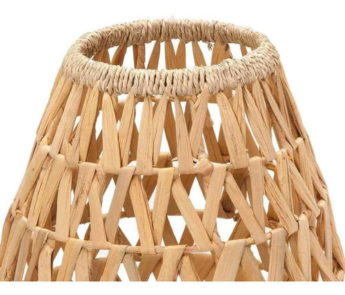Imagem 3 de 6 de Lanterna Decorativa Em Fibra Natural Tendência 13944 Mart