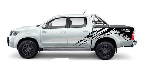 Adhesivo Toyota Hilux Modo Barro+portalón (2 Opciones) 