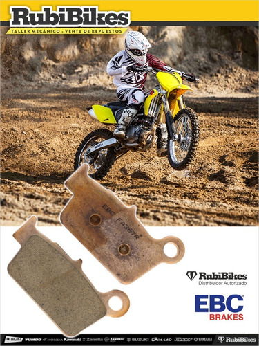 Imagen 2 de 4 de Pastillas Freno Trasera Yz Kxf Rm Ebc Trasera Sinterizada