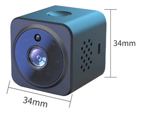 1080p Mini Cámara Wifi Full Hd Dos Vías Audio Ip Videocámara