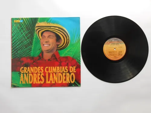 Andres Landero Y Su Conjunto Grandes Cumbias Lp Vinilo 1995 (Usado)