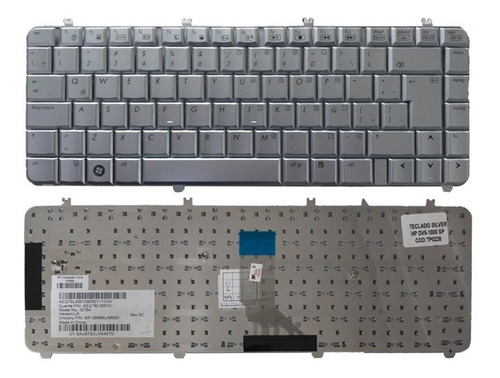 Teclado Hp Pavilion Dv5-1000 Dv5-1100 Dv5-1200 Dv5-1235 Dv5t