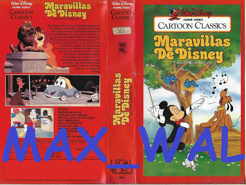 Maravillas De Disney Vhs Walt Disney Cartoon Bonanza N° 5