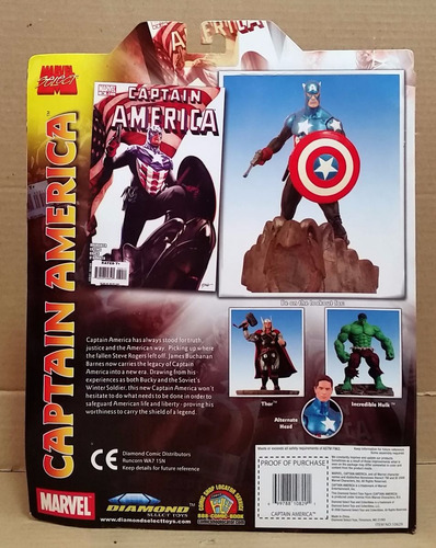 Tk0 Marvel Select Capitán América Bucky Barnes 2008