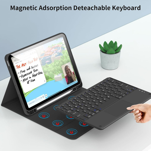 Funda Cover Keyboard Touchpad iPad Air 11 (m3) A3266 A3267