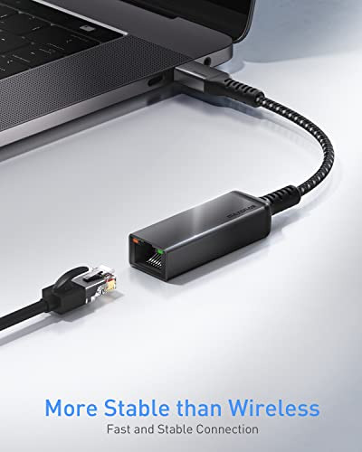 Adaptador Usb C A Ethernet, Maxonar Usb C A Rj45 Thunderbolt