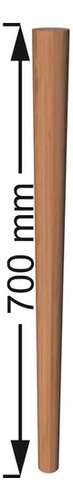 Kit 4 Pés Palito 100% Madeira Maciça 70cm P/ Rack Sofá Mesa De Cabeceira Aparador Buffet Puff Mesas Laterais Mesas De Centro Penteadeira Jm3 Móveis