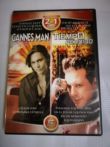 Cannes Man / Tempo Perdido / Dvd / Johnny Deep,mickey Rourke