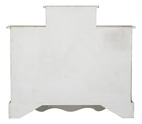Deco 79 Joyero Rectangular De Madera, 18 X 6 X 16, Marrón Cl
