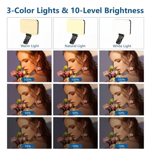 Mini Luz Portátil Para Selfies Con Luz De Relleno Led
