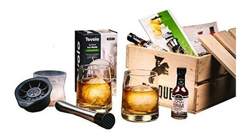 Old Fashioned Cocktail Kit Gift 7 Piezas Drink Set Fathers D