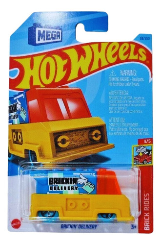 Carro Escala 1:64 Carro Hotwheels Brickin Delivery C4984