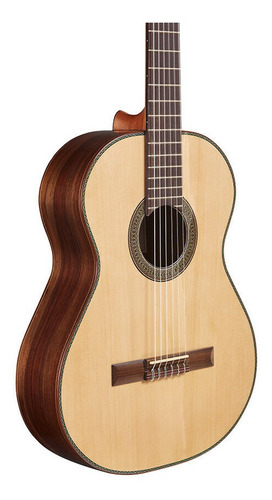 Imagen 2 de 4 de Guitarra criolla clásica La Alpujarra 70 para diestros natural jacaranda
