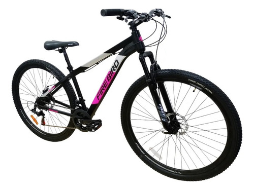 Bicicleta Mountain Bike Rodado 29 Fire Bird Dama Color Negro/rosa Tamaño Del Cuadro 16