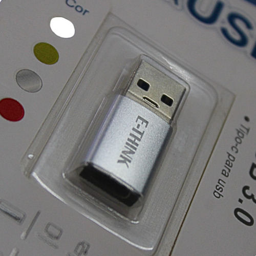 Conector 3.0 Tipo C Prata 5gbps Adaptador P Notebook