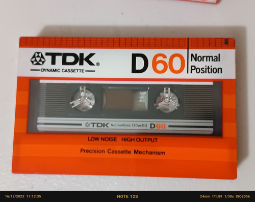 Tdk D60 Cassette Virgen Vintage 1982 Made In Japan