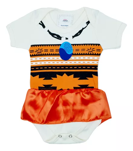 Kit Body Temático Moana, Roupa Infantil para Bebê Nunca Usado 89919052