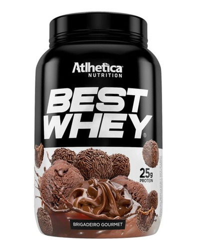 Best Whey 900g Brigadeiro Gourmet - Atlhetica Nutrition