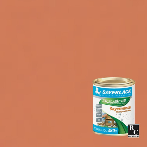 Imagen 2 de 3 de Masilla Sayerlack Sayermassa Color Mogno 380gr