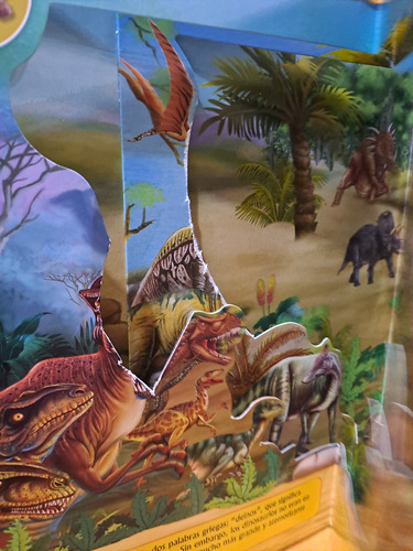 Dinosaurios Increibles, Libro C Pop Ups 3d, Con Falla (Usado)
