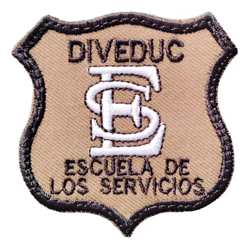Escarapela Escuela De Los Servicios (escserv) Parche Bordado