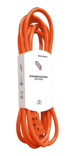 Imagen 5 de 8 de Extensión Eléctrica De Uso Rudo Con Fajilla, 2x16 Awg 4 M