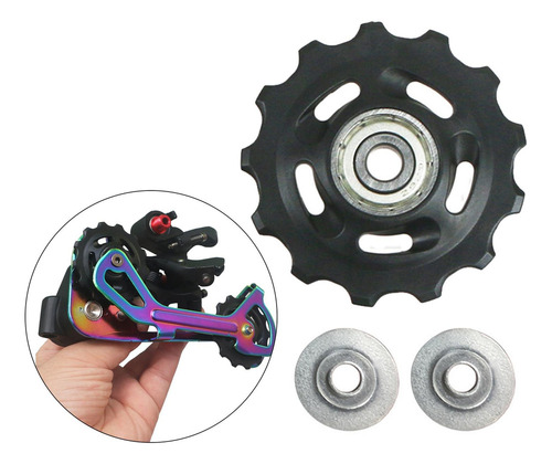 Polea De Cambio Trasero De Rueda Jockey De Aluminio, 13t