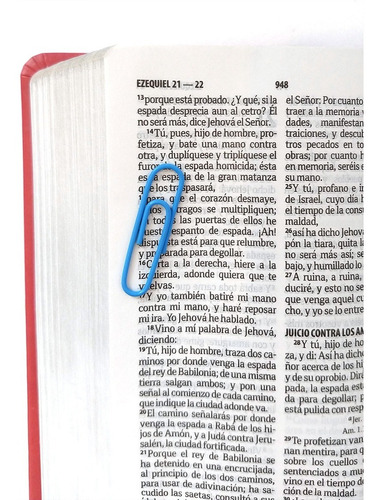Imagen 5 de 6 de Biblia Roja Tipo Agenda Estuche Reina Valera 1960