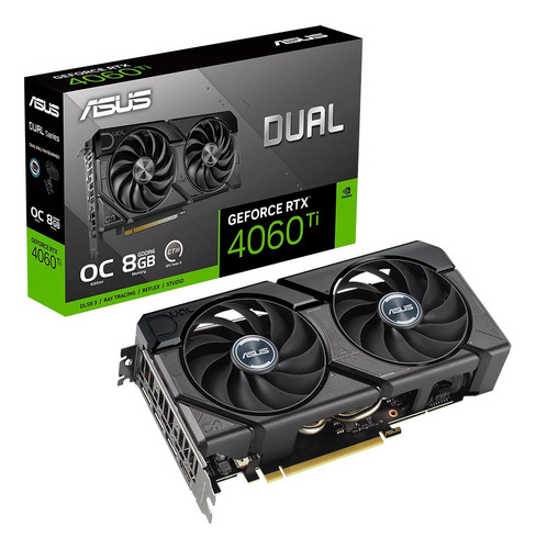 Placa De Video Asus Geforce Rtx 4060ti Oc De 8gb Gddr6 128-b