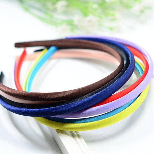 Diadema De Tela Satinada Con Forma De Aro Para Mujer Que Hac