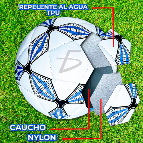 Balon Futbol Profesional Numero 5 Alta Precisión Durabilidad Color Blanco