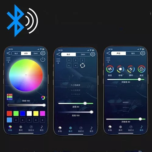 Hilo Neón Decorativo Luz Rgb Arcoíris Usb +bluetooth Control