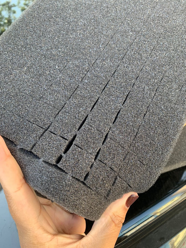 Espuma Case Mp-0015 Serrilhada Em Cubos Para Sua Adaptação