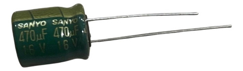 5pcs Capacitor Electrolitico 470uf 16v 1.3x0.8cm 105 Grados