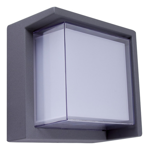 Lampara Pared Tecnolite Led Alum Gris 15w Copeina Decorativa Color Gris/Acero