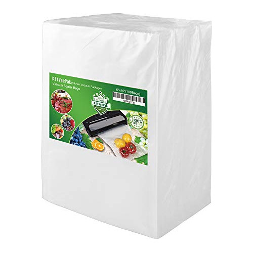 Kitvacpak 100 Pint 6x10 Bolsas De Sellador De Bhxdi