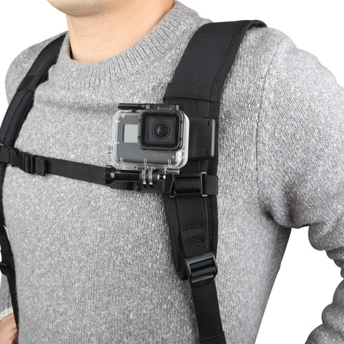 Imagen 2 de 7 de Clip 360° Gancho Mochila Para Gopro Sjcam Cámara + Tornillo