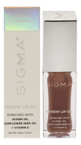 Aceite Labial Sigma Beauty Renew Tint, 5 Ml, Para Mujer