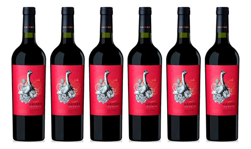 Vino Kaiken Indomito Red Blend X750cc Caja X6