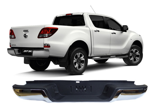 Parachoque Trasero Cromado Mazda Bt-50 2012-2021