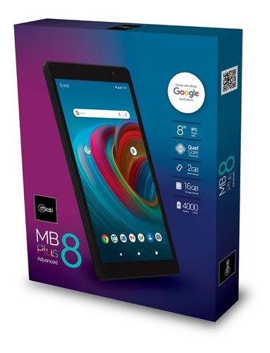 Imagen 4 de 4 de Tablet Mlab Mb8 Plus 16gb Rom 2gb Ram 8 Pulgadas Quad Core Negro