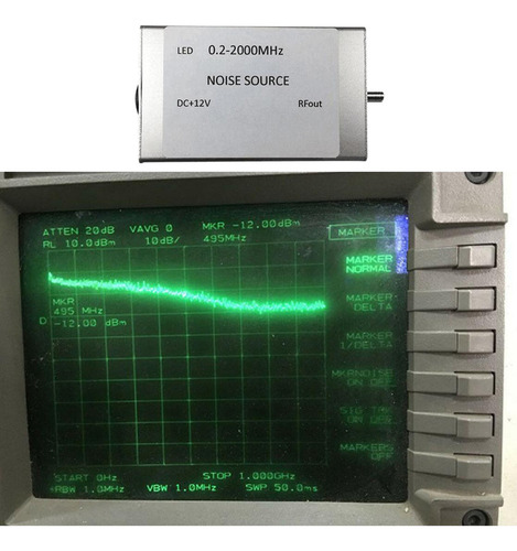Radio Frecuencia Generador De Señal De Ruido Blanco Fuente