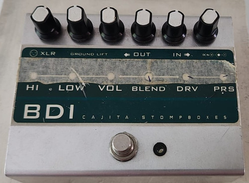 Cajita Stompboxes Bdi Preamp De Bajo Tipo Sansamp Plateado (Usado)